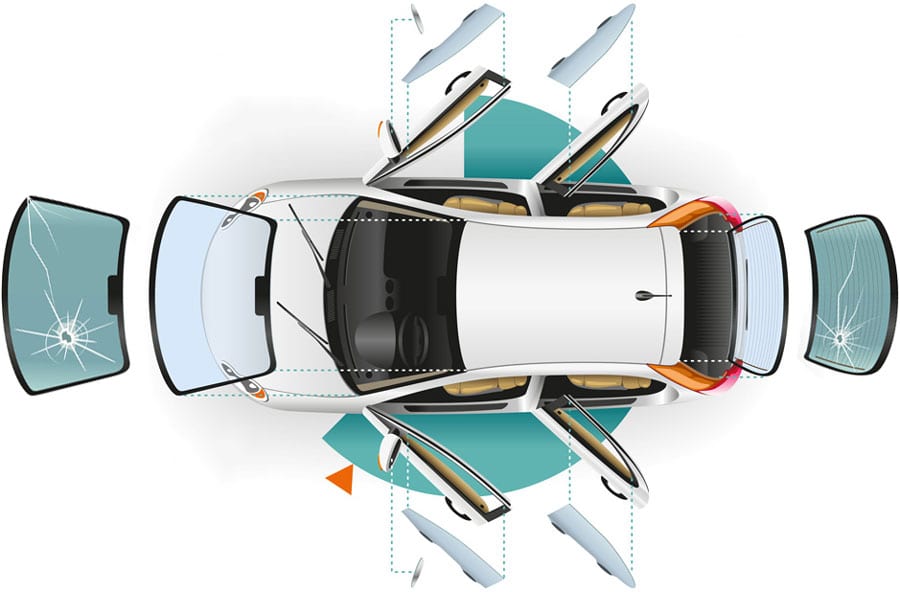 Auto Glass Replacement diagram